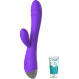 Bonilove 10 Modlu Titreşimli G-Spot ve Klitoris Özel Mor Vibratör+Jel