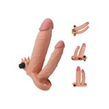 Bonilove 19 Cm Realistik 2.5 Cm Uzatmalı Double Penis Kılıfı