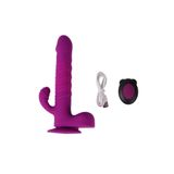 Bonilove 3 Hız Modlu Ergonomik Tasarım Ile Üretilmiş Hareketli Vantuzlu Dönebilen Kumandalı Vibratör