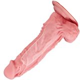 Bonilove Adoka 18.5 Cm Liquid Silikon Ultra Yumuşak Penis Kılıfı&İçi Boş Kemerli Penis