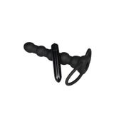Bonilove Alternatifi Çift Halkalı Titreşimli Anal Plug