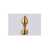 Bonilove Anal Rahatlatıcı Olarak Kullanılan Mor Renk Gold Orta Boy Taşlı Anal Plug