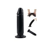 Bonilove Anal Siyah 23 Cm Büyük Boy Dildo Plug