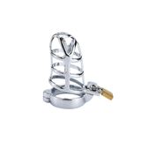 Bonilove Bonilove Metal Chastity Cage Fetiş Kilitli Penis Kafesi FRYCB-002-66eabeefbb788