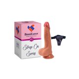 Bonilove Çift Katmanlı 19 Cm Realistik Kemerli Strap On Dildo