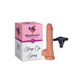 Bonilove Çift Katmanlı Ultra Yumuşak 22 Cm Strap On Dildo