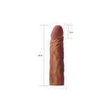 Bonilove Cilt Dostu Malzemeden Üretilmiş 5 Cm Uzatmalı Realistik Penis Kılıfı
