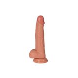 Bonilove Cilt Dostu Malzemeden Üretilmiş Çift Katmanlı 21 Cm Realistik Penis Dildo