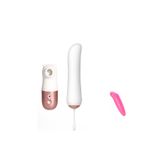 Bonilove Çok Amaçlı Kullanıma Uygun Ikili 8 Farklı Mod Ve 5 Farklı Emiş Yapan Vibratör Seti+Mini Vibratör
