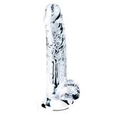 Bonilove Damarlı Ve Jel Dokuda Tasarlanan 19 Cm Anal Ve Vajinal Kullanıma Uygun Jel Dildo