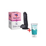 Bonilove Damarlı Ve Testisli Tasarımlı 15 Cm Realistik Dokuda Siyah Penis Dildo