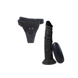 Bonilove Dildo 19 Cm Titreşimli Belden Bağlamalı Realistik