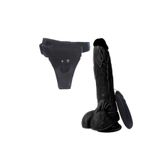 Bonilove Dildo 21 Cm Titreşimli Belden Bağlamalı Realistik Penis