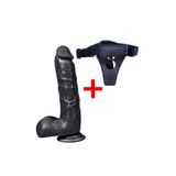 Bonilove Dildo Adam Damarlı Kalın Realistik Kemerli Penis 21 Cm