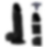 Bonilove Dildo Series Siyah Iron Dragon 17 cm Kemerli Esnek Realisitk Penis