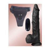 Bonilove Dildo Titreşimli Strap On Realistik Penis 21 Cm 10 Modlu