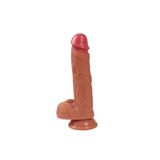 Bonilove Dildo Victor Titreşimli Ultra Yumuşak Belden Bağlamalı Penis 20 Cm