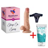 Bonilove Dünyaca Ünlü Marka Olan 17 Cm Realistik Penis Yapay Dildo+Jel