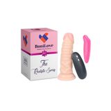 Bonilove Dvn Belden Bağlamalı Penis Kemerlerine Uyumlu Su Geçirmez Realistik Penis+Vibratör
