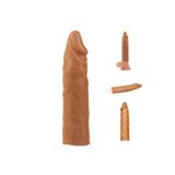 Bonilove Esnek Ve Bükülebilir Gerçek Ten Dokusunda Tasarlanmış 5 Cm Uzatmalı Penis Kılıfı