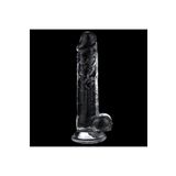 Bonilove Flawless Clear 19 Cm Yumuşak Şeffaf Jel Dildo