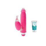 Bonilove G-Spot Ve Klitoris Uyarıcı Rabbit Vibratör+Jel