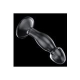 Bonilove Geniş Tabanı Eller Serbest Eğlenceye Uygun 16 Cm Şeffaf Dildo