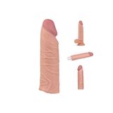 Bonilove Gerçek Damar Görünümlü 2.5 Cm Dolgulu Ten Hissi Sağlayan Penis Kılıfı