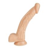 Bonilove Gerçek Damar Görünümlü Esnek Ve Bükülebilir 16 Cm Güçlü Vantuzlu Realistik Dildo