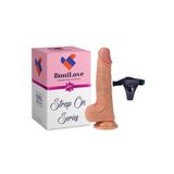 Bonilove Gerçekci Et Dokulu 20 Cm Belden Bağlamalı Dildo