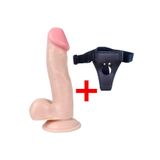 Bonilove Güçlü Vantuzu Sayesinden Hür Türlü Düz Zeminde Kullanılabilir Kemerli Strap On Dildo