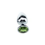Bonilove Gümüş Metal Taşlı Büyük Boy Anal Plug