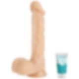 Bonilove Jonas 22,5 cm Damarlı Vantuzlu Realistik Penis Dildo+Jel