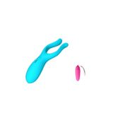 Bonilove Klitoris Ve Göğüs Ucu Uyarıcılı 7 Modlu Şarj Edilebilir Vibratör+Mini Vibratör