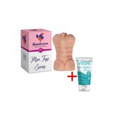 Bonilove Kolayca Taşıyabileceğiniz Silikon Dokulu + Kayganlaştırıcı Vajina Mastürbatör
