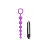 Bonilove Lıly Vücut Uyumlu 23 Cm Anal Zevk Boncukları+ Mini Vibratör