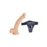 Bonilove Markes 20 Cm Belden Bağlamalı Strap On Realistik Dildo