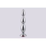 Bonilove Metal Boğumlu Yapıya Sahip 14 cm Taşlı Lüks Anal Plug