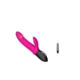 Bonilove Otomatik Darbeli Titreşimli Esnek Silikon Şarjlı Vibratör+Mini Vibratör