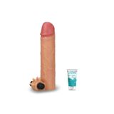 Bonilove Özel Üretim Silikon Yumuşak 5 Cm Uzatmalı Titreşimli Penis Kılıfı