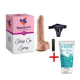 Bonilove Penis Kalıbına Göre Tasarlanan 18 Cm Realistik Yapay Penis Dildo+Jel