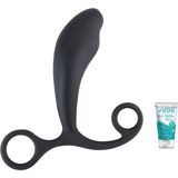 Bonilove Pürüssüz Silikon Dokulu Bükülebilen Anal Plug+Jel