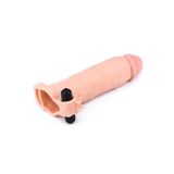 Bonilove Realistik Titreşimli Yumuşak Dokulu Uzatmalı Penis Kılıfı