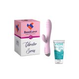 Bonilove Sex Shop Su Geçirmez Şarj Edilebilir G-Spot Ve Klitorise Özel Vibratör+Kayganlaştırıcı