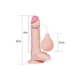 Bonilove Squirt Extreme 25 Cm Sıvı Atabilen Yumuşak Dokulu Realistik Dildo