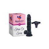 Bonilove Ten Dokusunda Tasarlanan Siyah 19 Cm Yapay Dildo Penis