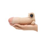 Bonilove Üst Düzey Silikondan Üretilmiş 16 Cm X-Tensions Titreşimli Realistik 5 Cm Uzatmalı Penis Kılıfı