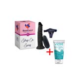 Bonilove Ustalıkla Tasarlanan 19 Cm Titreşimli Realistik Yapay Dildo+Jel