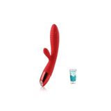 Bonilove V3 Şarjlı Bükülebilen G Spot Ve Klitoris Uyarıcı 10 Modlu Kırmızı Tavşan Vibratör+Jel
