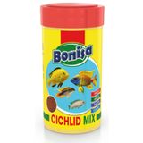 Bonisa Cichlid Mix 250ML Kutu Yunus Sarı Prenses Ciklet Akvaryum Balık Yemi